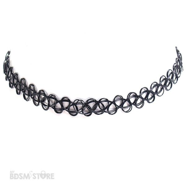 Choker choker tight casual slut black lay