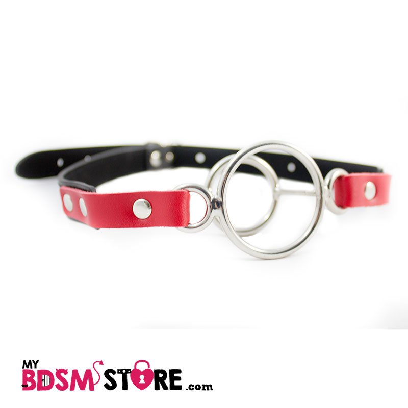 Mordaza de doble Aro fetish BDSM ring gag submissive slave restrictive esclavo sumiso frontal 2 Mordaza de doble Aro fetish BDSM ring gag submissive slave restrictive esclavo sumiso frontal 2