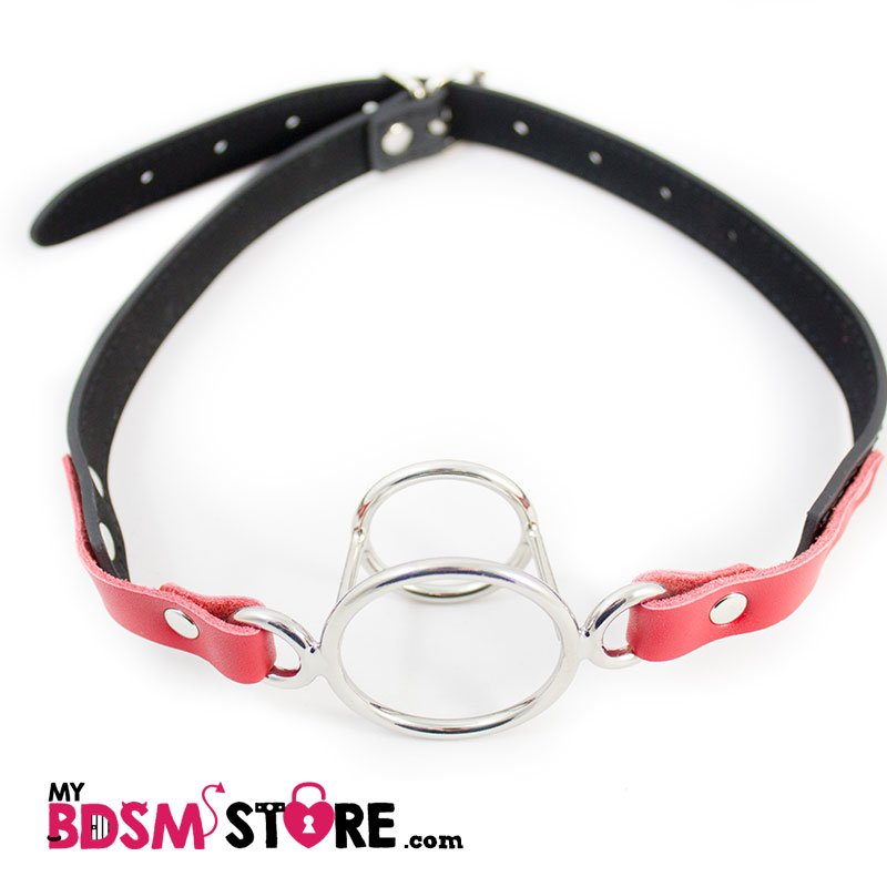 Mordaza de doble Aro fetish BDSM ring gag submissive slave restrictive esclavo sumiso Mordaza de doble Aro fetish BDSM ring gag submissive slave restrictive esclavo sumiso