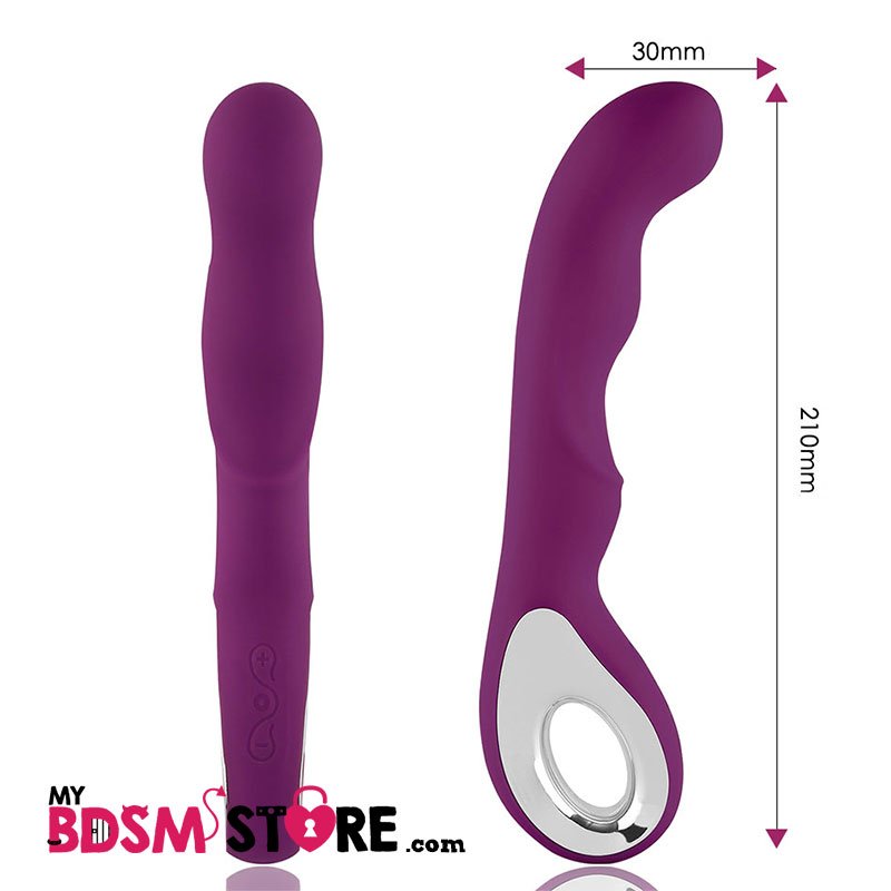 Dildo-vibrador-anatómico-10-velocidades-de-silicona-con-agarrador-premium-ultra-suave Dildo Vibrador anatómico ¡Un producto premium! - Imagen 4