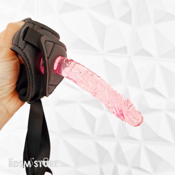 Strap-On Mini Petite Pleasure iniciacion BDSM pegging anal vaginal fetish kink, universal ajustable suave silicona pequeño lateral