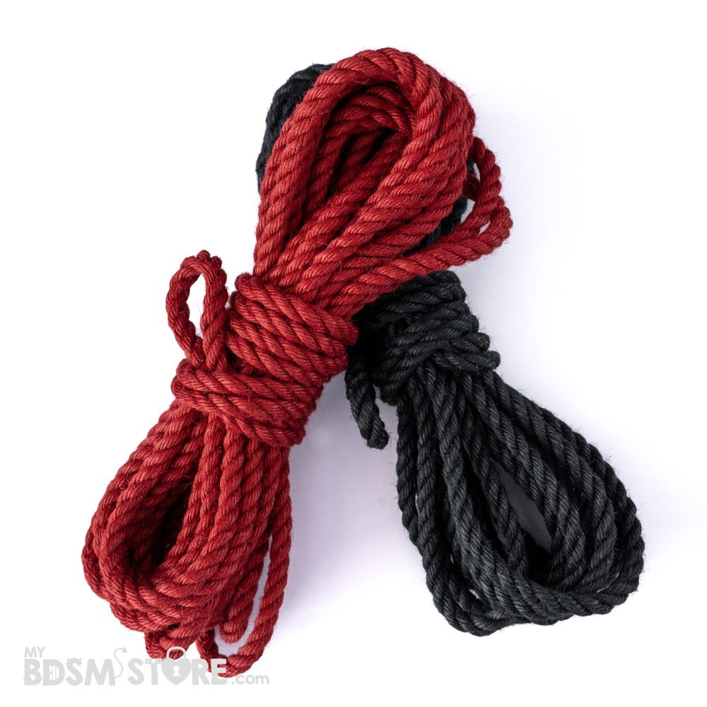 Cuerda de yute Japonés para shibari Premium teñida negro rojo, red black rope bondage atado atadura fetish BDSM sin fondo 2 Cuerda de yute Japonés para shibari Premium teñida negro rojo, red black rope bondage atado atadura fetish BDSM sin fondo 2