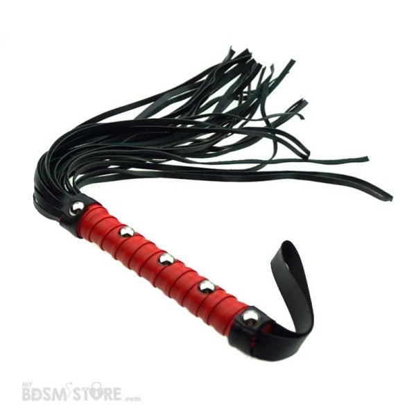 Flogger Mini de cuero sintético para Spank y juegos BDSM de azotes spanking fetish whip