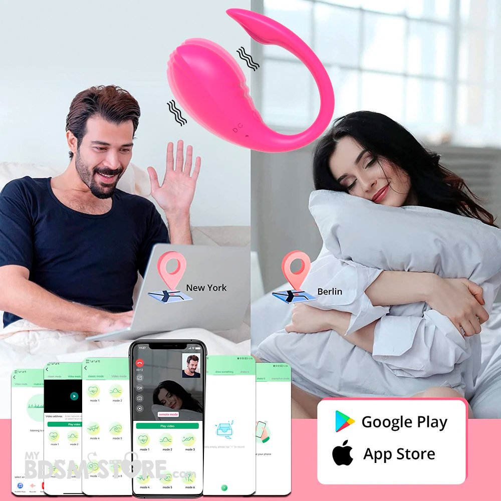 Vibrador estimulación dual punto g y vaginal control remoto por APP para iphone y android Vibrador estimulación dual punto g y vaginal control remoto por APP para iphone y android