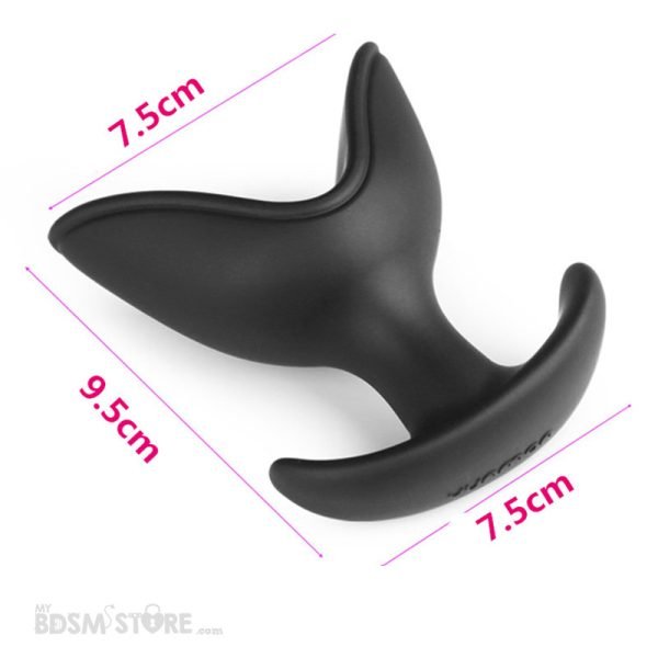 Plug Anal Dilatador de silicona en V Shaped dilatator soft BDSM kink abierto tamaño