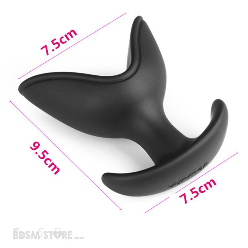 Plug Anal Dilatador de silicona en V Shaped dilatator soft BDSM kink abierto tamaño Plug Anal Dilatador de silicona en V Shaped dilatator soft BDSM kink abierto tamaño