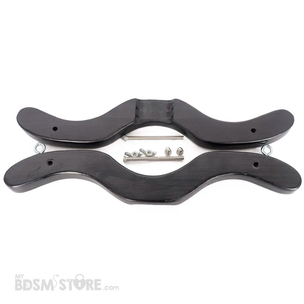 Humbler Montado BDSM bondage dominación sumisión humillacion rodillas cepo testículos black piezas Humbler Montado BDSM bondage dominación sumisión humillacion rodillas cepo testículos black piezas