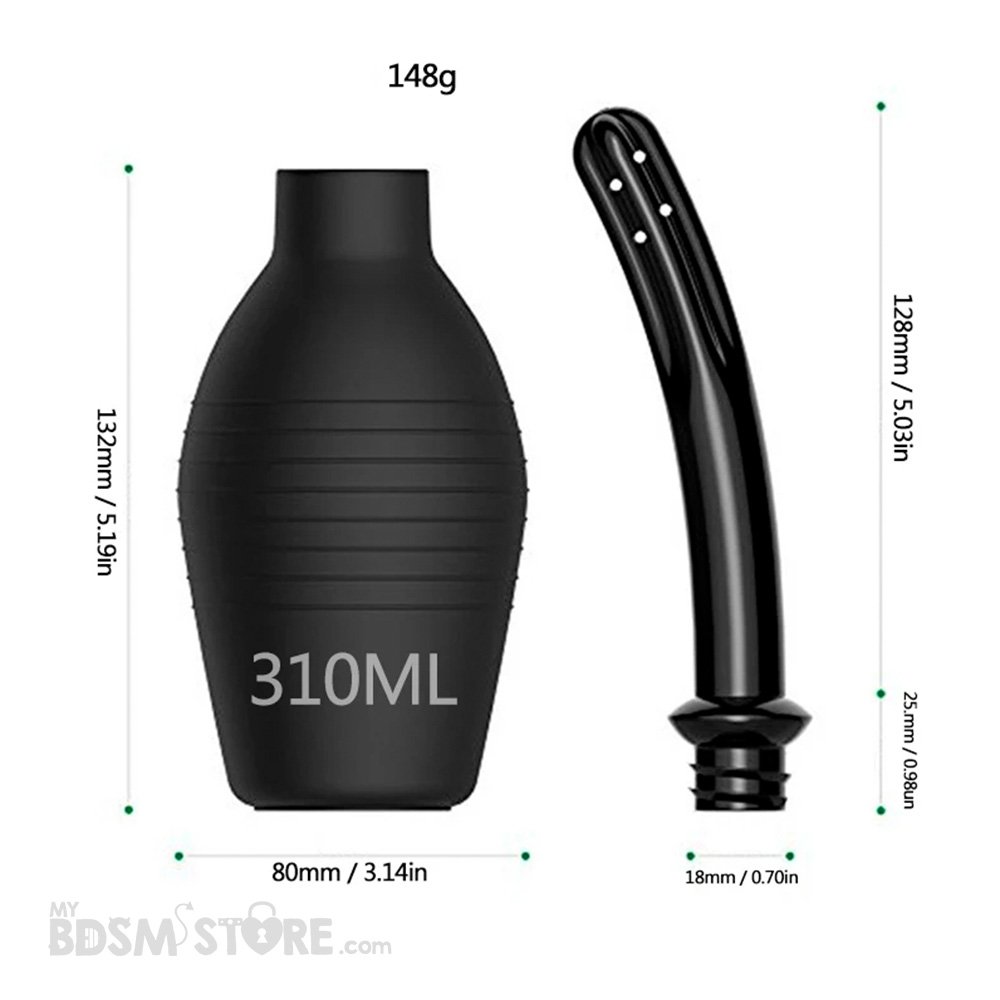 Pera Anal XL de 310ml para preparación de juego anal y lavativas sexo limpio tamaño Pera Anal XL de 310ml para preparación de juego anal y lavativas sexo limpio tamaño