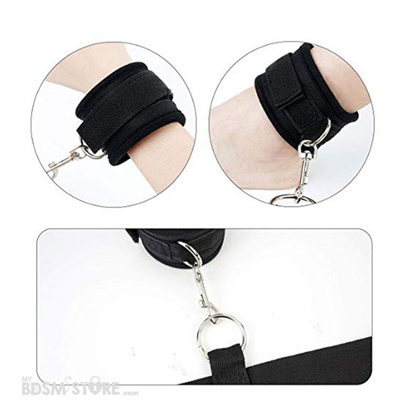 Correas de bondage para cama con Kit de Restricciones bed bondage anclajes atadura erotica BDSM muñequeras tobilleras abiertasCorreas de bondage para cama con Kit de Restricciones bed bondage anclajes atadura erotica BDSM muñequeras detalle Correas de bondage para cama con Kit de Restricciones bed bondage anclajes atadura erotica BDSM muñequeras tobilleras abiertasCorreas de bondage para cama con Kit de Restricciones bed bondage anclajes atadura erotica BDSM muñequeras detalle