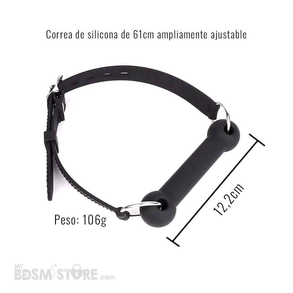 Mordaza Bocado Bite gag de Silicona ajustable universal BDSM sumisión bondage petplay correa medidas y peso Mordaza Bocado Bite gag de Silicona ajustable universal BDSM sumisión bondage petplay correa medidas y peso