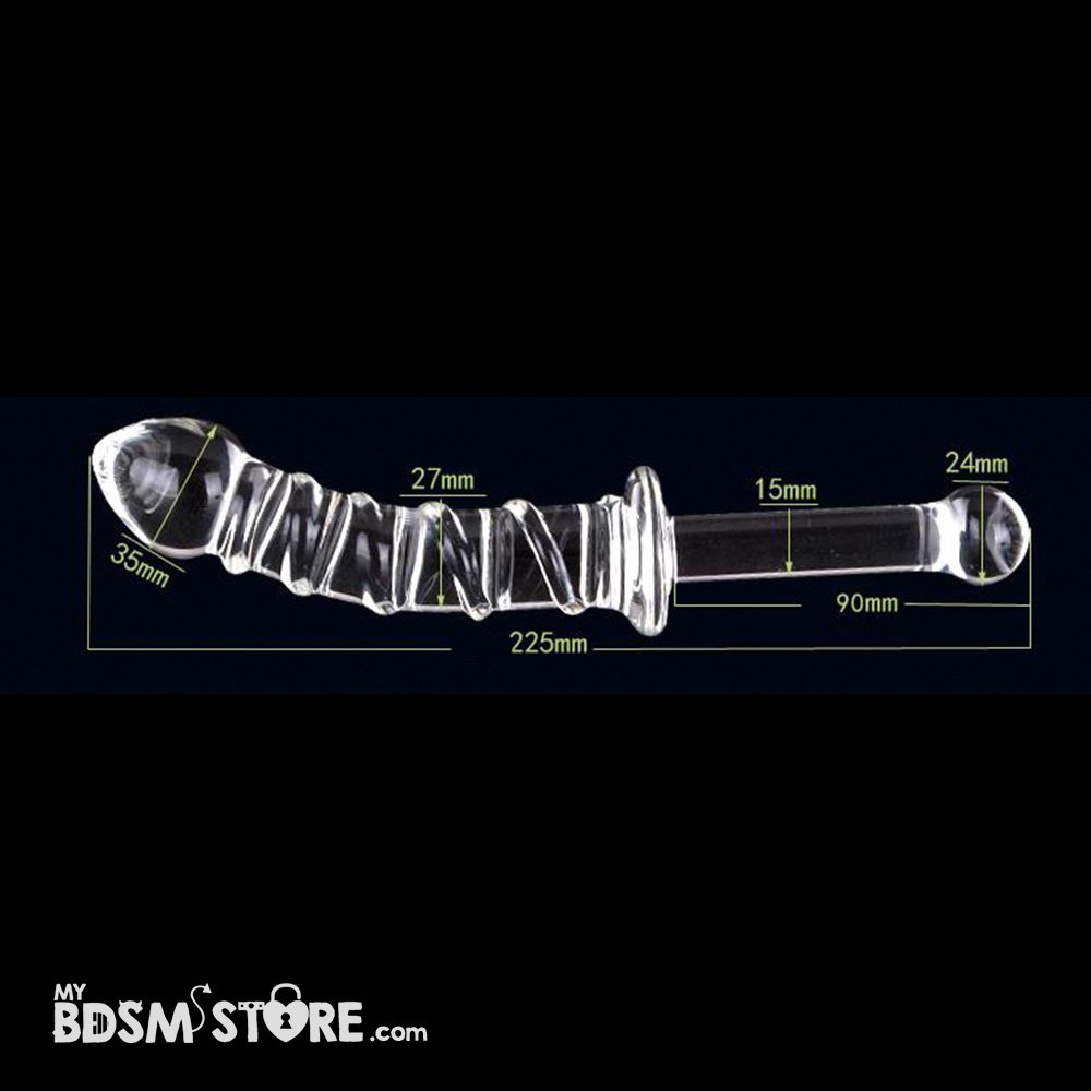 Dildo de Cristal Masturbador Pene con empuñadura suave pyrex preciso gran tamaño anal vaginal penetracion tamaño size Dildo de Cristal Masturbador Pene con empuñadura suave pyrex preciso gran tamaño anal vaginal penetracion tamaño size