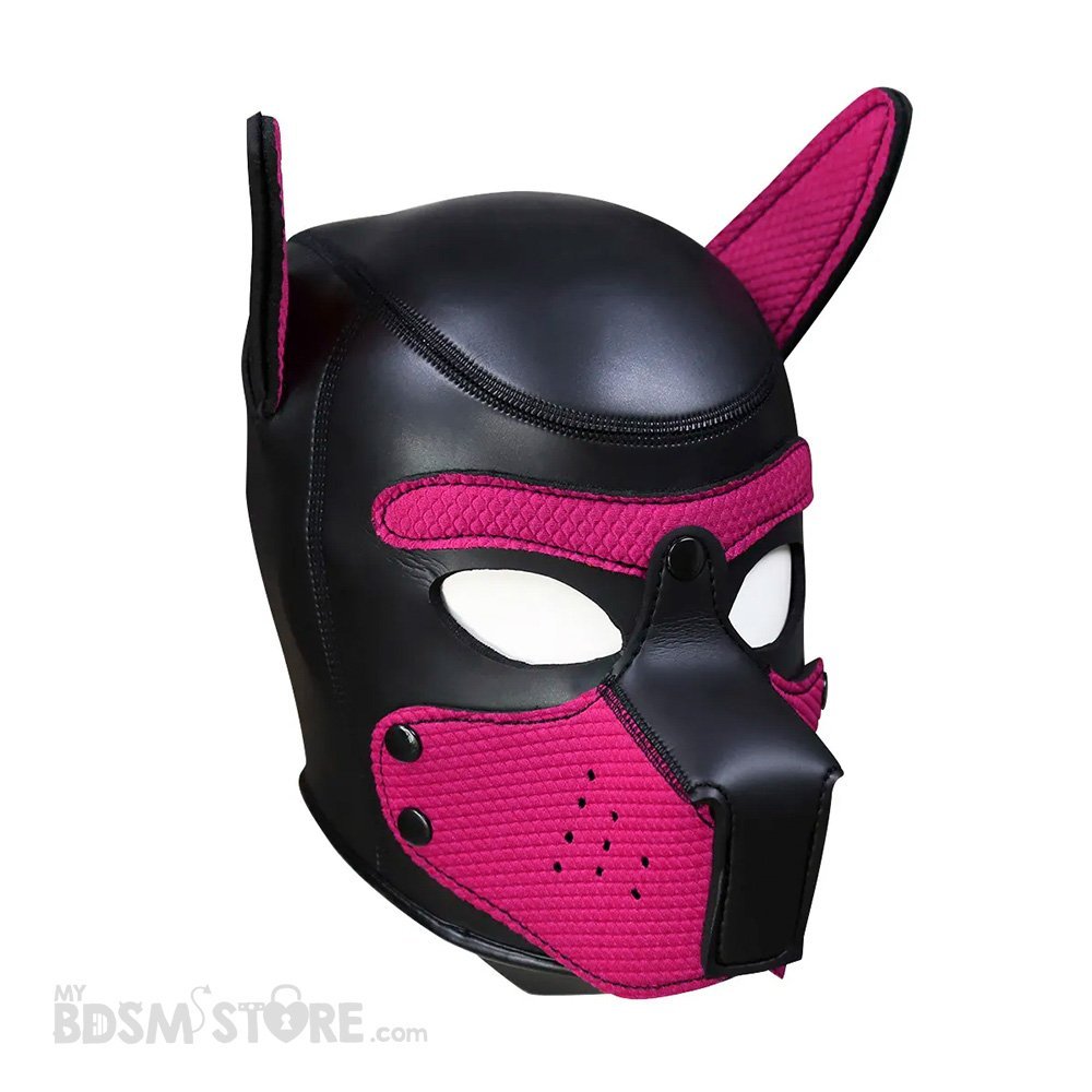 Máscara de perro puppy cachorro perrito dogplay petplay BDSM gay fetish code codigo colores juegos de rol rosa Máscara de perro puppy cachorro perrito dogplay petplay BDSM gay fetish code codigo colores juegos de rol rosa