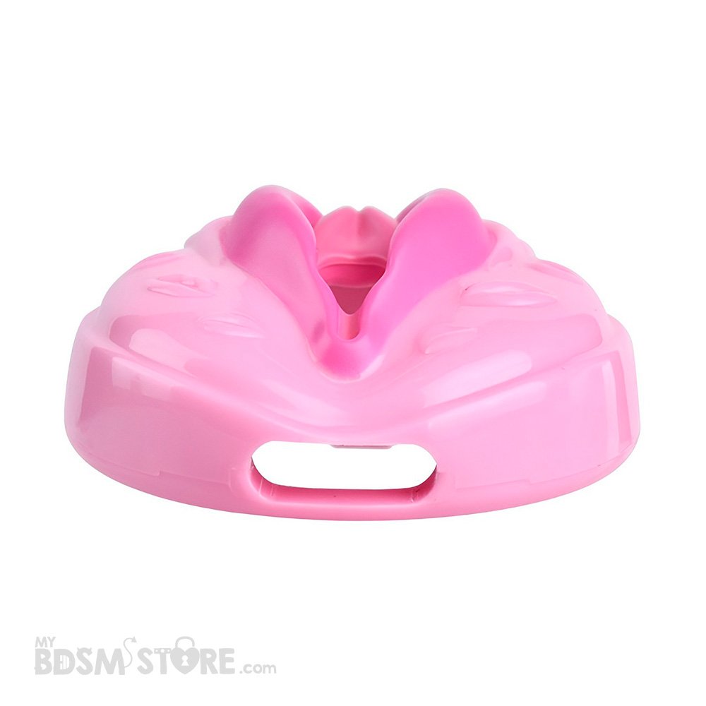 Jaula de Castidad Emulación Vagina Rosa emasculante clitoris resina plastica ligera humillacion BDSM bondage fetish feminizacion 4 anillas tapa Jaula de Castidad Emulación Vagina Rosa emasculante clitoris resina plastica ligera humillacion BDSM bondage fetish feminizacion 4 anillas tapa