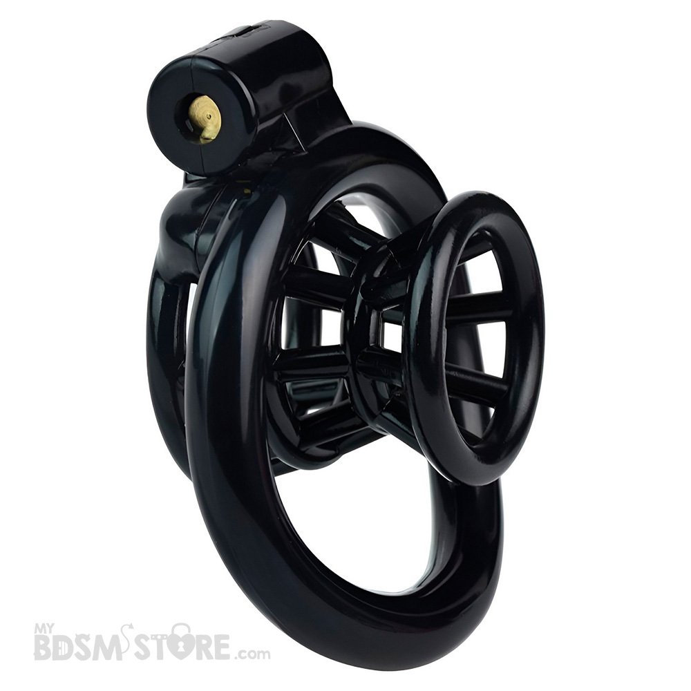 Jaula de Castidad Invertida Negra Negativa Emasculacion BDSM chastity device belt sumiso dominacion fetish Resina lateral interior Jaula de Castidad Invertida Negra Negativa Emasculacion BDSM chastity device belt sumiso dominacion fetish Resina lateral interior