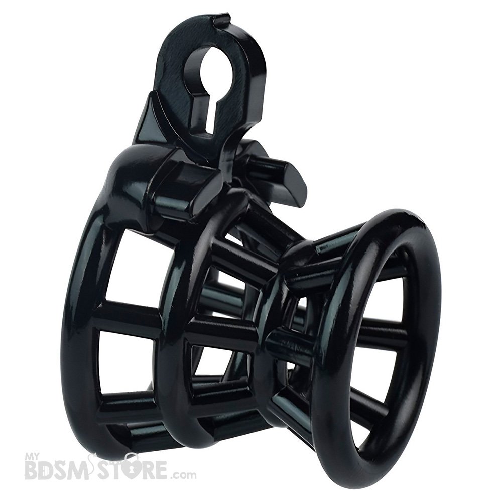 Jaula de Castidad Invertida Negra Negativa Emasculacion BDSM chastity device belt sumiso dominacion fetish Resina lateral lateral Jaula de Castidad Invertida Negra Negativa Emasculacion BDSM chastity device belt sumiso dominacion fetish Resina lateral lateral