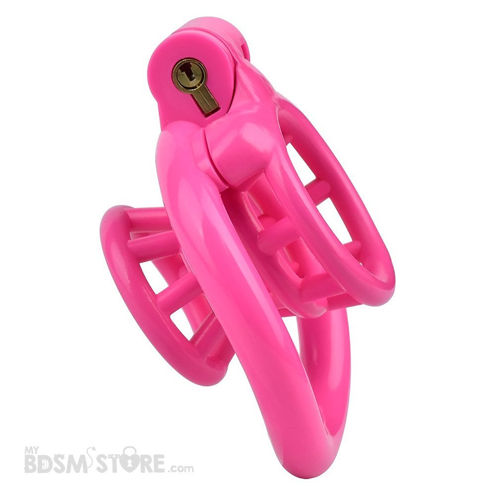 Jaula de Castidad Invertida Rosa Negativa Emasculacion BDSM chastity device belt sumiso dominacion fetish Resina lateral exterior 2 Jaula de Castidad Invertida Rosa Negativa Emasculacion BDSM chastity device belt sumiso dominacion fetish Resina lateral exterior 2