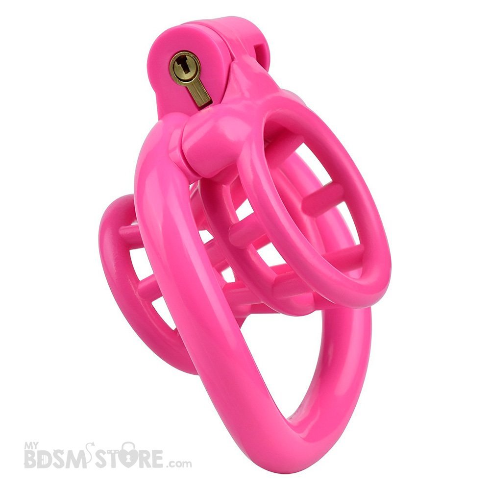 Jaula de Castidad Invertida Rosa Negativa Emasculacion BDSM chastity device belt sumiso dominacion fetish Resina lateral exterior Jaula de Castidad Invertida Rosa Negativa Emasculacion BDSM chastity device belt sumiso dominacion fetish Resina lateral exterior