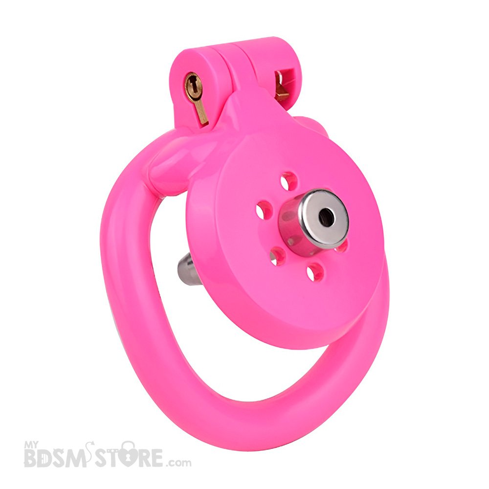 Jaula de Castidad Plana de Resina con Sonda Premium fetish BDSM sumiso slave cuckold control chastity belt rosa negro exterior 1 Jaula de Castidad Plana de Resina con Sonda Premium fetish BDSM sumiso slave cuckold control chastity belt rosa negro exterior 1