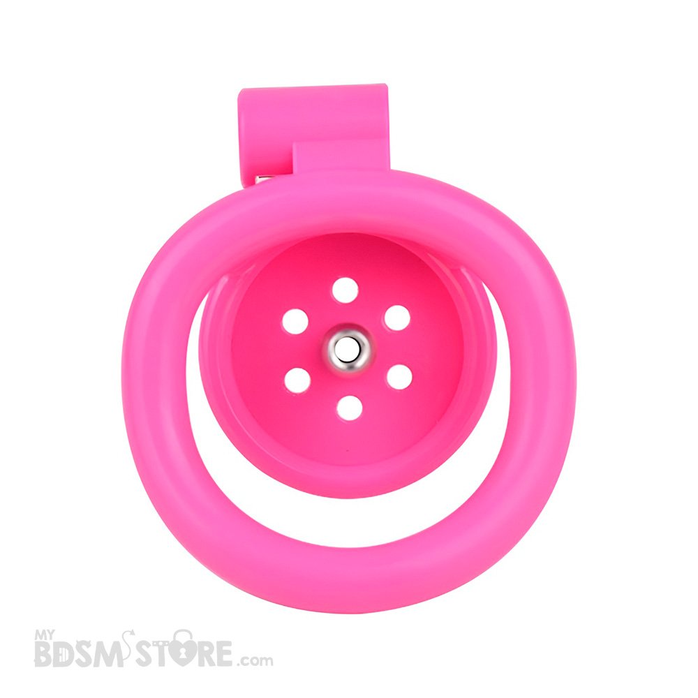 Jaula de Castidad Plana de Resina con Sonda Premium fetish BDSM sumiso slave cuckold control chastity belt rosa negro interior centrada Jaula de Castidad Plana de Resina con Sonda Premium fetish BDSM sumiso slave cuckold control chastity belt rosa negro interior centrada