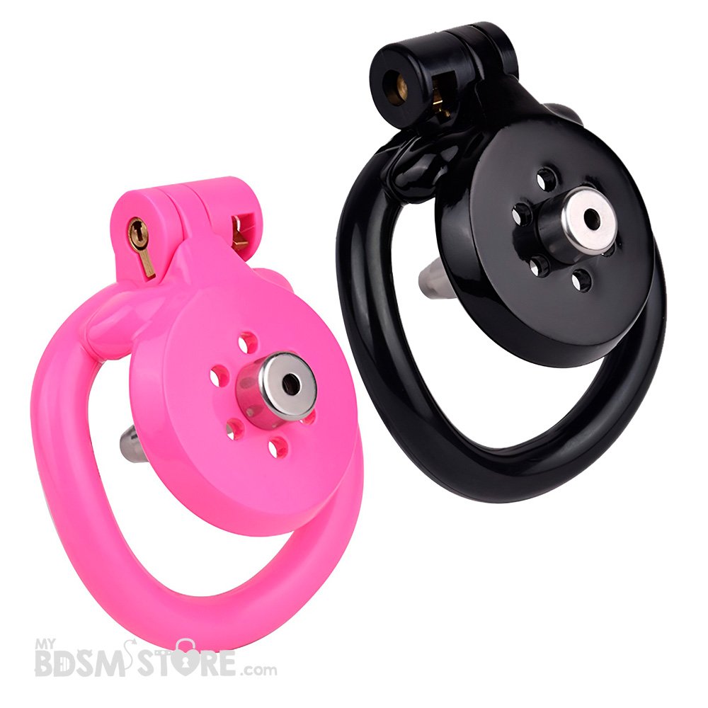 Jaula de Castidad Plana de Resina con Sonda Premium fetish BDSM sumiso slave cuckold control chastity belt rosa negro main Jaula de Castidad Plana de Resina con Sonda Premium fetish BDSM sumiso slave cuckold control chastity belt rosa negro main