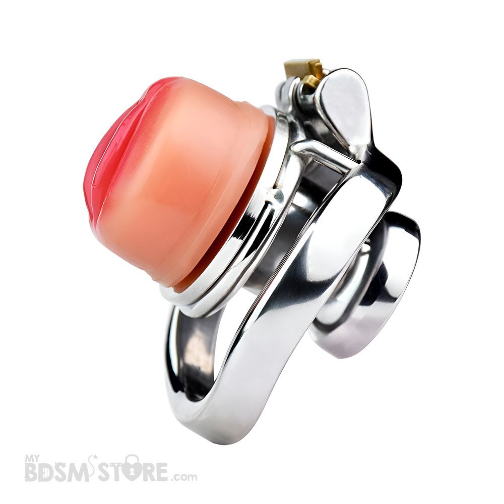 Jaula Vagina Realista de Castidad Negativa invertida BDSM sissy clit esclavo acero inoxidable silicona cinturon belt main jaula silicona lateral 5 Jaula Vagina Realista de Castidad Negativa invertida BDSM sissy clit esclavo acero inoxidable silicona cinturon belt main jaula silicona lateral 5