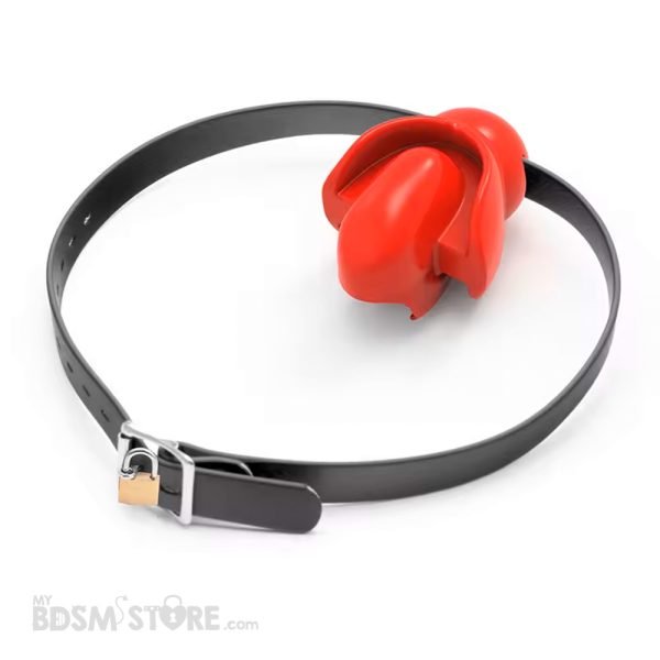 Mordaza Compacta FullLockGag – Restricción total BDSM fetish bondage sumiso esclavo submissive slave negra roja anatomica candado ajustable segura main