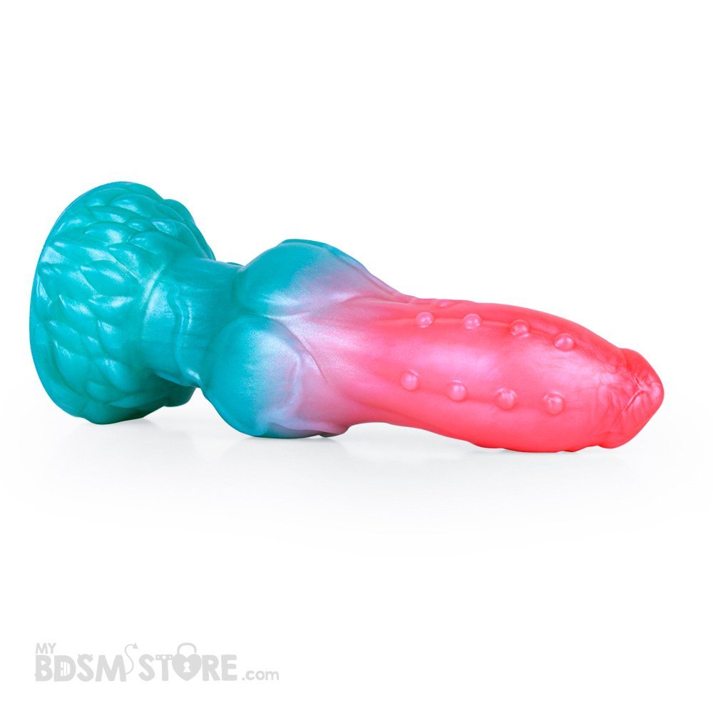 Dildo Monster Fetish Fantasía de gran Relieve Silicona Azul Rosa Flexible BDSM sexo penetración anal vaginal Bola Textura puntitos Dildo Monster Fetish Fantasía de gran Relieve Silicona Azul Rosa Flexible BDSM sexo penetración anal vaginal Bola Textura puntitos