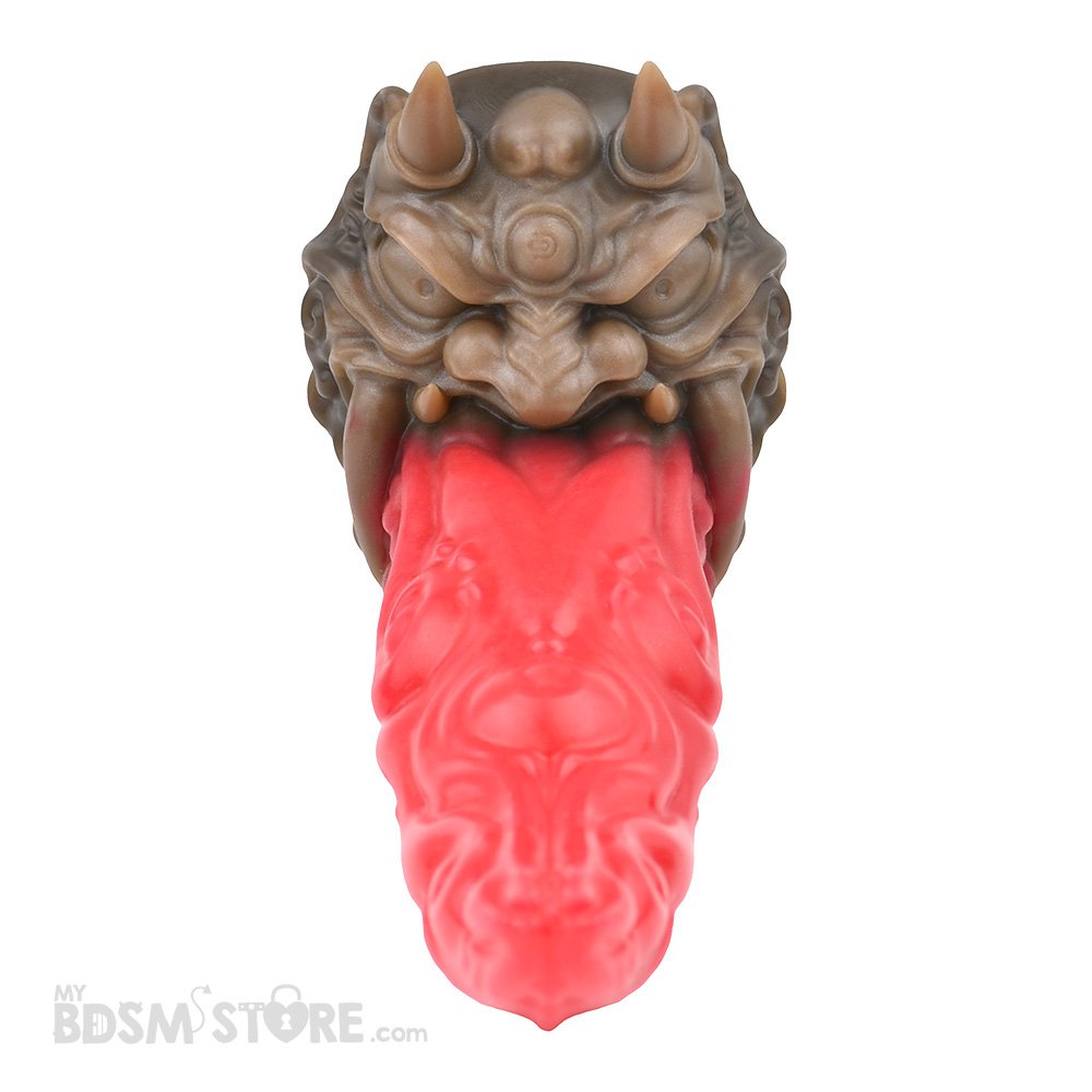 Dildo Oni Japonés Demoniaco Lengua Roja Monster Cock Fantasía de Silicona fetish BDSM pene penetración exotic no convencional top Dildo Oni Japonés Demoniaco Lengua Roja Monster Cock Fantasía de Silicona fetish BDSM pene penetración exotic no convencional top