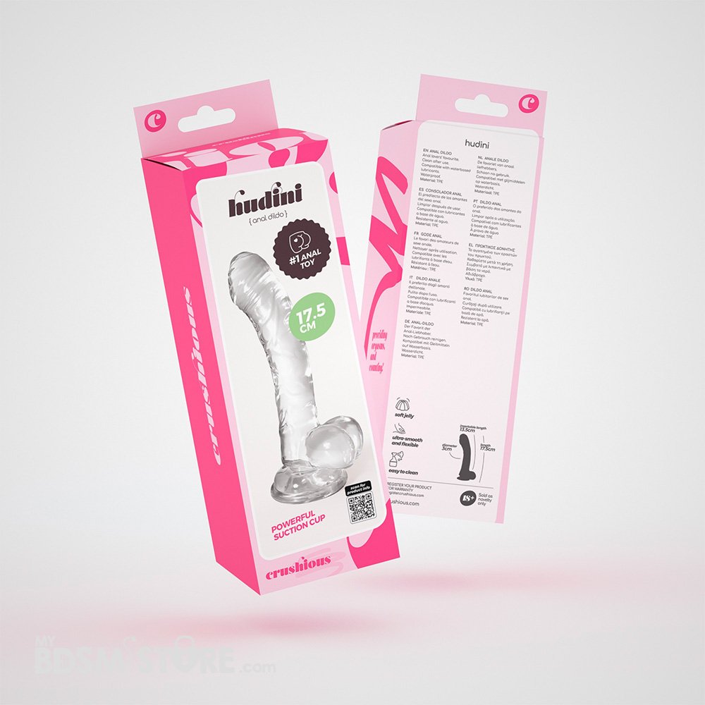 Dildo Anal Hudini consolador ventosa gel transparente morado sexy hot anal vaginal hombre mujer sissy placer translucid box Dildo Anal Hudini consolador ventosa gel transparente morado sexy hot anal vaginal hombre mujer sissy placer translucid box