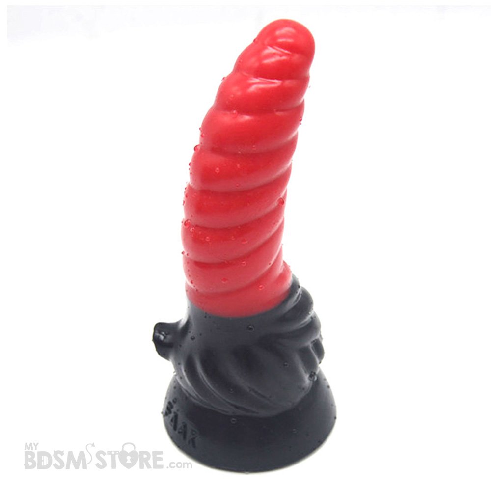 Espiral Carmesí - Dildo Monster Fantasy Negro Rojo Fetish BDSM grande silicona anal vaginal Suave placentero top 2 Espiral Carmesí - Dildo Monster Fantasy Negro Rojo Fetish BDSM grande silicona anal vaginal Suave placentero top 2