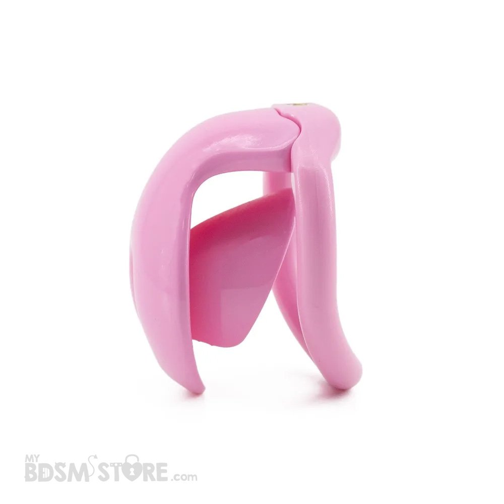 Special Enveloping Chastity Cage for Uncircumcised Foreskin – BDSM Chastity Device Belt, No Pinching, Safer, Escape-Proof, Pink, Side 2 Special Enveloping Chastity Cage for Uncircumcised Foreskin – BDSM Chastity Device Belt, No Pinching, Safer, Escape-Proof, Pink, Side 2