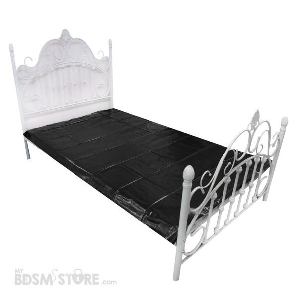 Sábana protectora impermeable lite individual negra 220x130 fácil de lavar, ligera, flexible, cama aceite lubricante masaje juegos suave elegante ejemplo